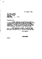 Grote Reber to John D. Kraus re: Request for reprint from Kraus; sending Reber reprint