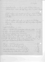 Vertical numbers notes and calculations