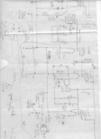 D. C. Amplifier and Battery Charger and Batteries: drawings, mathematical calculations