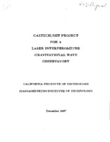 LIGO - Proposal - CALTECH/MIT