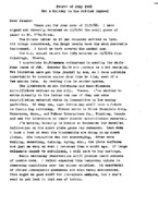 Grote Reber to Jennie Ewanoski re: Items received; observations at Bothwell; barometric data; beans