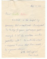 Dave Peaslee to Grote Reber re: Boomerang