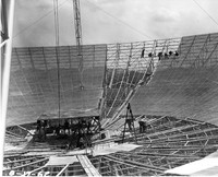 300 Foot Telescope construction