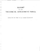 Report of the Technical Assessment Panel for the 300 foot Radio Telescope at Green Bank, WV, March 1989