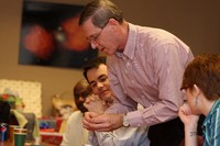 NRAO admin and computing staff gift swap, 18 December 2009