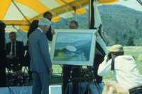 Groundbreaking for the Green Bank Telescope, 1 May 1991