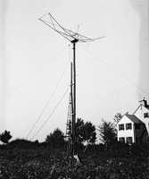Lowering single section, 14 Mc flat-top beam antenna