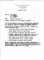 Agenda for 1/31/1958 Meeting