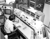 Control Console used until Mass-Comp computer came on line in 1986