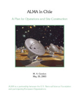 ALMA in Chile: A Plan for Operations and Site Construction, 30 May 2000