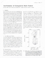 Interferometry of Extragalactic Radio Sources