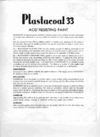 Array construction: Plastacoat 33