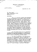 Charles H. Schauer to Grote Reber re: Sending material received from Emberson; questions about 7/31/1955 letter