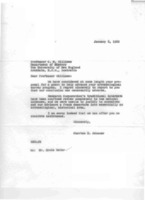 Charles H. Schauer to C.M. Williams re: Refusal of grant for archeological survey program at Univ. New England, NSW