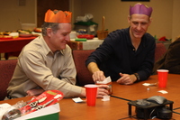 NRAO admin and computing staff gift swap, 17 December 2010