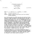 Correspondence: Richard M. Emberson to L.R. Burchill, Frank J. Callender, Charles F. Dunbar, March 1959
