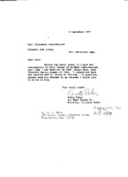 Grote Reber to Bell Telephone Laboratories re: Request for Alfred Beck&#039;s address