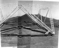 Rotating antenna at Kole Kole on Haleakala, Maui, Hawaii