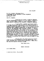 Letter to I.R.E. 2/21/1959 regarding negative feedback