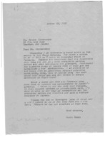 Grote Reber to George C. Southworth re: Cross antennas; reconstruction of Jansky antenna in Green Bank