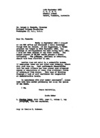 Grote Reber to Leland J. Haworth re: Request for info on Reber&#039;s proposal to NSF submitted 9/26/1962; US science