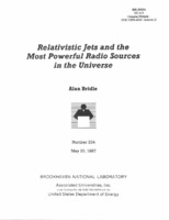 Relativistic Jets and the Most Powerful Radio Sources in the Universe