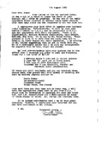 Suggests Bruce Kelley of Antique Wireless Assoc. to help with radio apparatus; requests that she send materials requested in 5/11/1961 letter