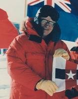 Bernard F. Burke at the South Pole, 1996