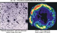 Tycho&#039;s SNR (Radio/Optical Mosaic)