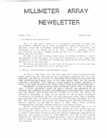 MMA Newsletter, 1984-1989