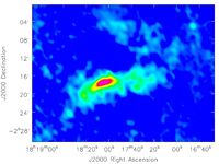 HI Galactic Halo Cloud G27.0+6.3 (VLA image)