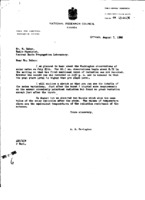 Arthur E. Covington to Grote Reber re: Solar flares