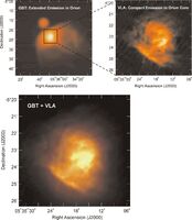 Orion Nebula with VLA/GBT