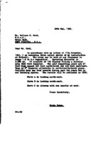 Grote Reber to Wallace R. Oref re: Photos and description of Reber&#039;s installation at Bothwell