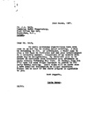 Grote Reber to John A. Galt re: Visit to Penticton