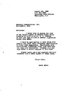 Correspondence from Grote Reber to Machlett Laboratories, Inc.