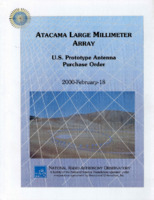 ALMA US Prototype Antenna Purchase Order, 18 February 2000