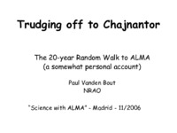 Trudging Off to Chajnantor: The 20-Year Random Walk to ALMA