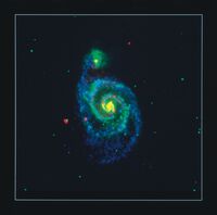 Radio/Optical Composite of M51