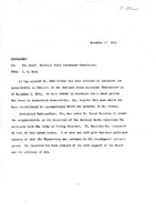 Correspondence: I.I. Rabi to NRAO Staff, November 1961
