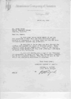 Reply to GR&#039;s letter of 3/16/1939