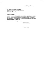 Grote Reber to Jerome B. Wiesner re: Cover letter for copy of letter to Waterman
