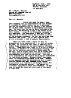 Grote Reber to Arthur L. Bennett re: Reber&#039;s proposed program for cosmic static research; Oort&#039;s program for cosmic static research