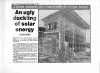 A Pioneer Astronomer Tries a Down-to-Earth Idea at Frosty Bothwell: an Ugly Duckling of Solar Energy