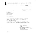 R.G. Coldwell to Grote Reber re: Sending copy of Kraus: &quot;Radio Astronomy&quot; at Kraus&#039;s request