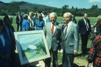 Groundbreaking for the Green Bank Telescope, 1 May 1991