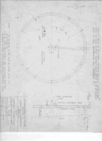 Turntable foundation cosmic noise measuring gear