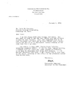 Correspondence: Richard M. Emberson to David S. Heeschen, January 1956