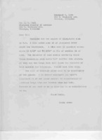 GR&#039;s reply to letter of 2/3/1939