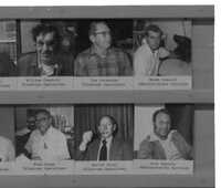Green Bank Employee Photo Board (Close-up 1), 1975